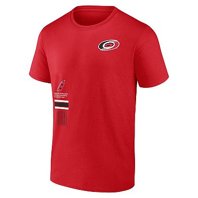 Men's Fanatics Branded Red Carolina Hurricanes Represent T-Shirt