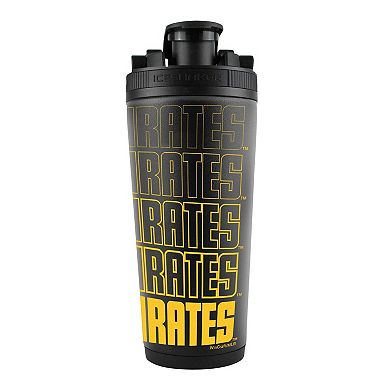 WinCraft Pittsburgh Pirates 26oz. 4D Stainless Steel Ice Shaker Bottle