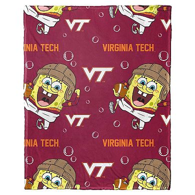 The Northwest Group Virginia Tech Hokies Spongebob Squarepants Hugger Blanket