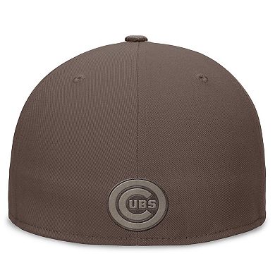Men's Nike Brown Chicago Cubs Statement Ironstone Performance True Fitted Hat