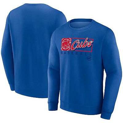 Men s Profile Royal Chicago Cubs Big Tall Pullover Sweatshirt