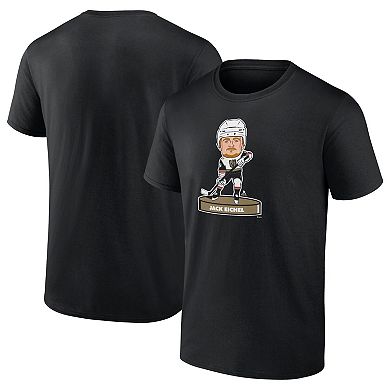Men's Fanatics Branded Jack Eichel Black Vegas Golden Knights Player Bobblehead T-Shirt