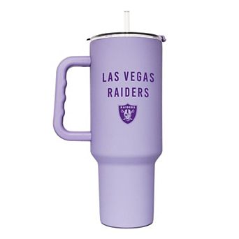 Las Vegas Raiders 40oz. Lavender Soft Touch Tumbler