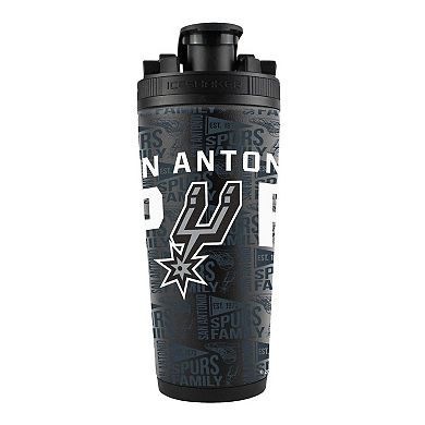 WinCraft San Antonio Spurs 26oz. 4D Stainless Steel Ice Shaker Bottle