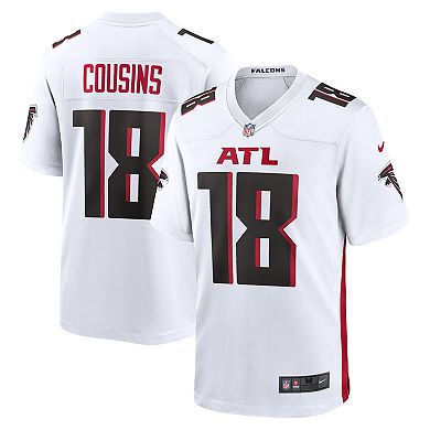 Men's Nike Kirk Cousins White Atlanta Falcons Game Player Jersey
