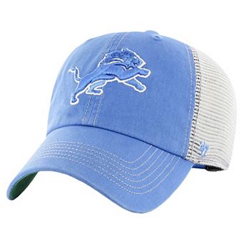 Men's '47 Blue/Natural Detroit Lions Trawler Clean Up Trucker Adjustable Hat