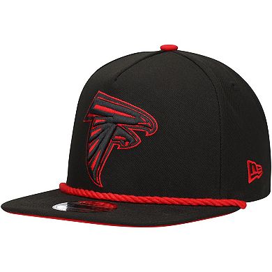 Men's New Era Black Atlanta Falcons Captain Snapback Hat