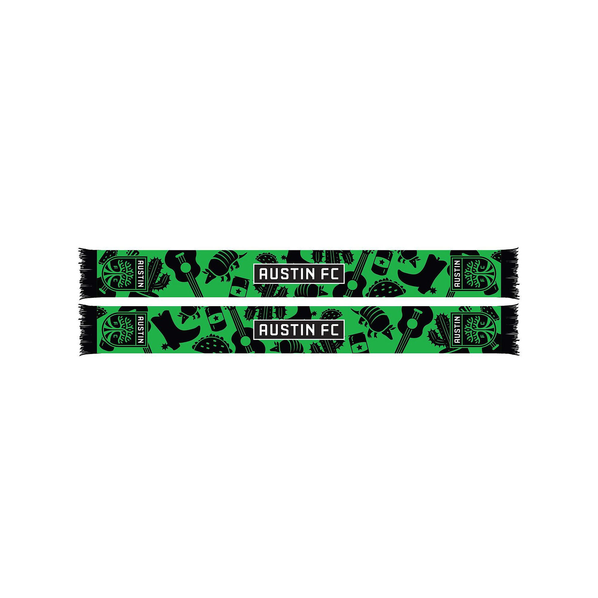 Austin FC Woven Scarf, Afc Green
