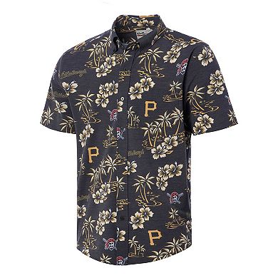 Men's Reyn Spooner Black Pittsburgh Pirates Kekai Button-Down Shirt