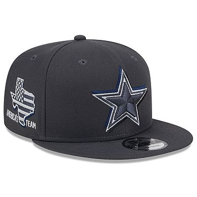 Men's New Era Graphite Dallas Cowboys 2024 NFL Draft 9FIFTY Snapback Hat