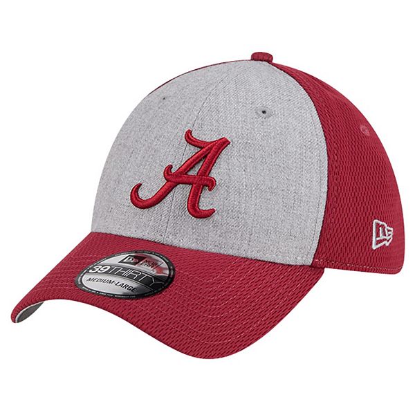 Men's New Era Heather Gray/Crimson Alabama Crimson Tide Two-Tone ...