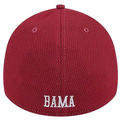 Men's New Era Heather Gray/Crimson Alabama Crimson Tide Two-Tone 39THIRTY Flex Hat