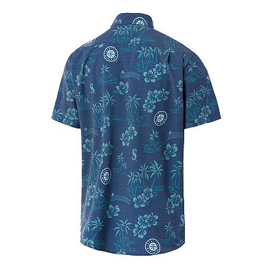 Men's Reyn Spooner Navy Seattle Mariners Kekai Button-Down Shirt