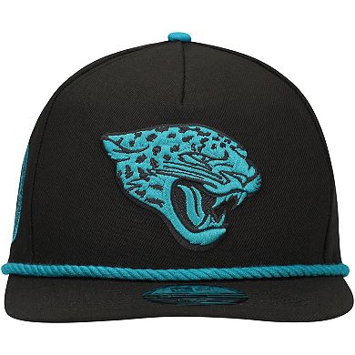Men's New Era Black Jacksonville Jaguars Captain Snapback Hat