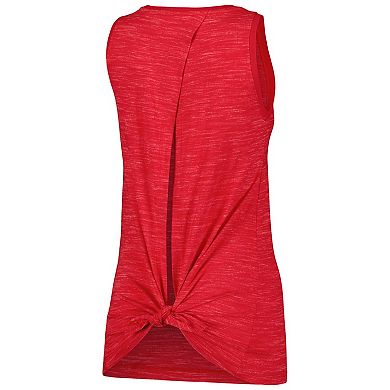 Women's New Era Red St. Louis Cardinals Space-Dye Active Tank Top