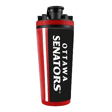 WinCraft Ottawa Senators 26oz. 4D Stainless Steel Ice Shaker Bottle