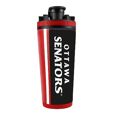 WinCraft Ottawa Senators 26oz. 4D Stainless Steel Ice Shaker Bottle