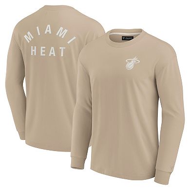 Unisex Fanatics Signature Khaki Miami Heat Elements Super Soft Long Sleeve T-Shirt