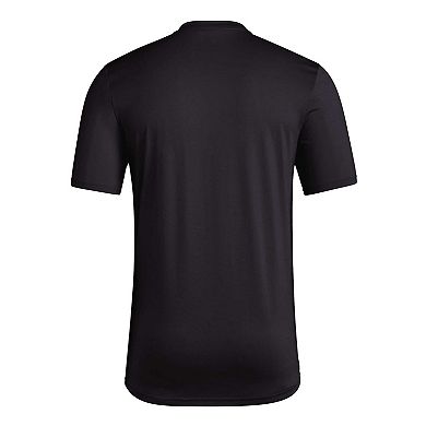 Men's adidas Black Louisville Cardinals 2023/24 AEROREADY Homeland Plate Pregame T-Shirt