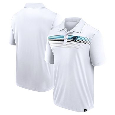 Men's Fanatics White Carolina Panthers Big & Tall Sublimated Polo