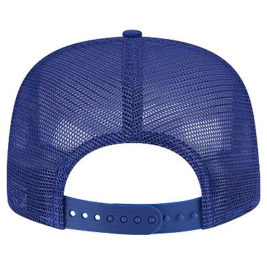 Men's New Era Royal Los Angeles Dodgers Seeing Diamonds A-Frame Trucker 9FIFTY Snapback Hat
