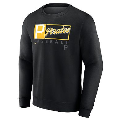 Men's Profile Black Pittsburgh Pirates Big & Tall Pullover Sweatshirt