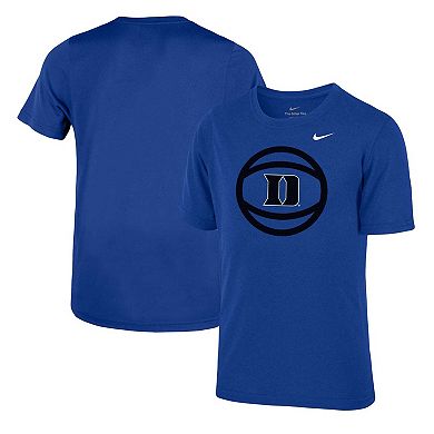 Men's Nike Royal Duke Blue Devils Basketball Logo Performance T-Shirt