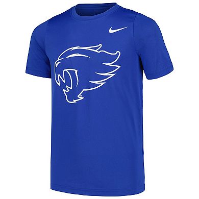 Youth Nike Royal Kentucky Wildcats Legend Logo Performance T-Shirt