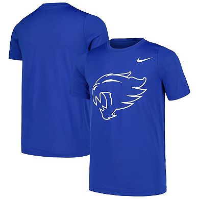 Youth Nike Royal Kentucky Wildcats Legend Logo Performance T-Shirt