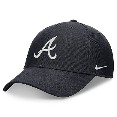 Men's Nike Navy Atlanta Braves Evergreen Club Performance Adjustable Hat