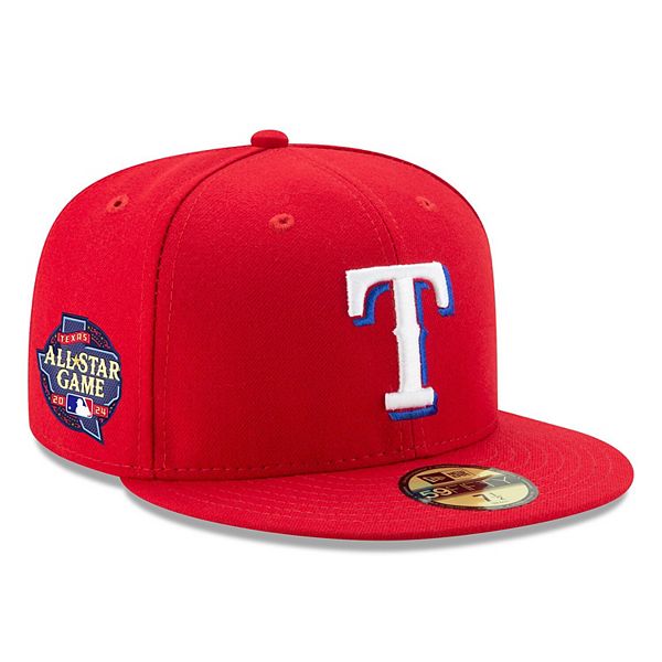 Men's New Era Red Texas Rangers 2024 AllStar Game 59FIFTY Fitted Hat