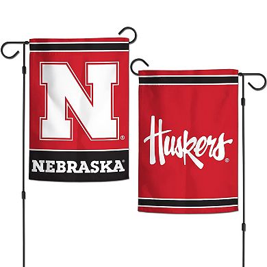 WinCraft Nebraska Huskers 12'' x 18'' Double-Sided Garden Flag