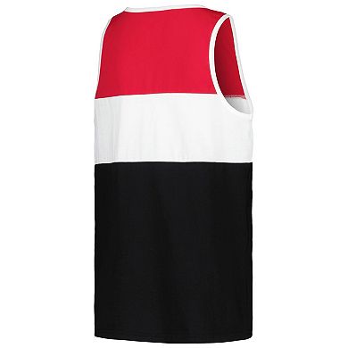 Youth Mitchell & Ness Red/Black Miami Heat Hardwood Classics Special Script Tank Top