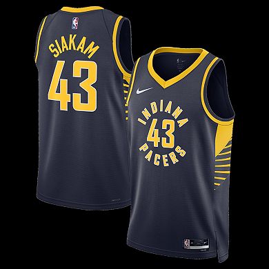 Unisex Nike Pascal Siakam Navy Indiana Pacers Swingman Jersey - Icon Edition