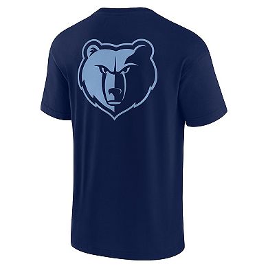 Unisex Fanatics Signature Navy Memphis Grizzlies Elements Super Soft Short Sleeve T-Shirt