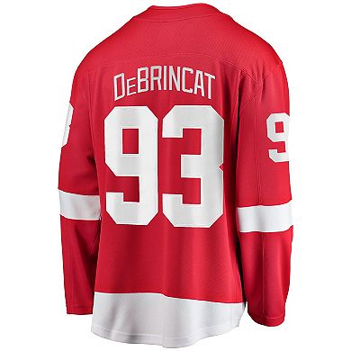 Men's Fanatics Branded Alex DeBrincat Red Detroit Red Wings Home Breakaway Jersey