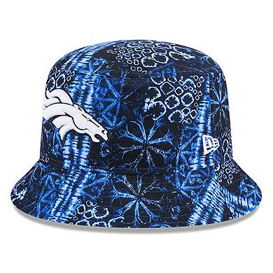 Men's New Era Navy Denver Broncos Shibori Bucket Hat