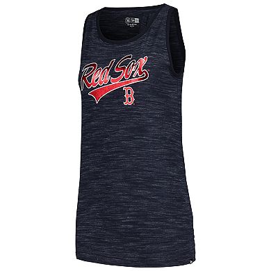 Women's New Era Navy Boston Red Sox Space-Dye Active Tank Top
