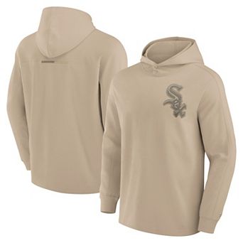Men's Fanatics Signature Khaki Chicago White Sox Elements Lightweight Fleece Hoodie