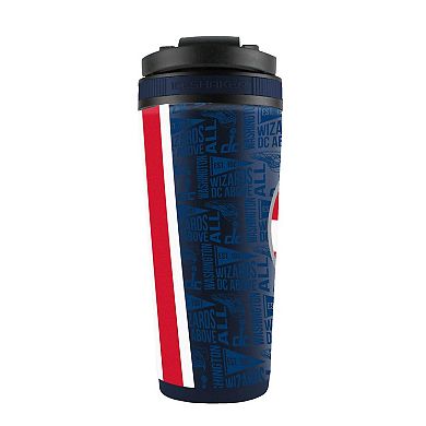 WinCraft Washington Wizards 26oz. 4D Stainless Steel Ice Shaker Bottle