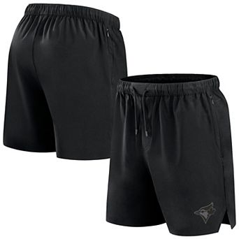 Men's Fanatics Signature Black Toronto Blue Jays Front Office Woven Shorts