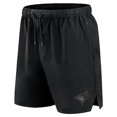 Men's Fanatics Signature Black Toronto Blue Jays Front Office Woven Shorts