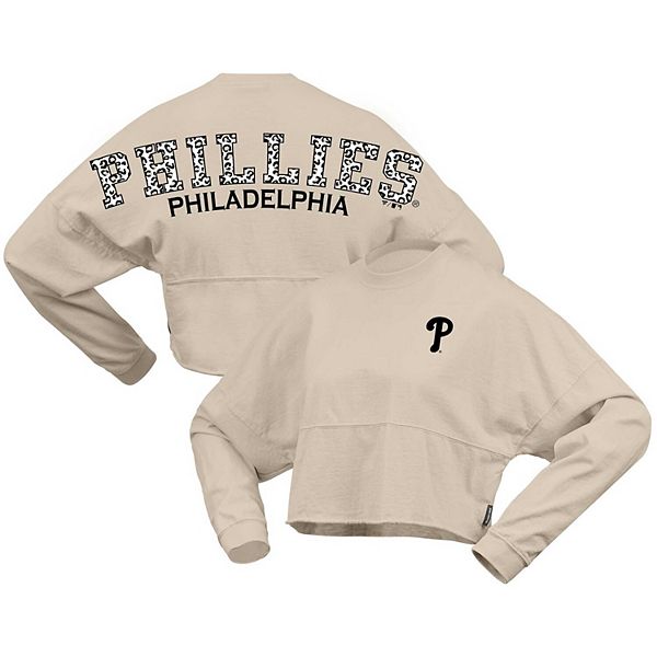 Women's Fanatics Branded Cream Philadelphia Phillies Long Sleeve ...