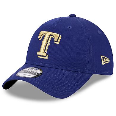 Men's New Era Royal Texas Rangers 2024 Gold Collection 9TWENTY Adjustable Hat