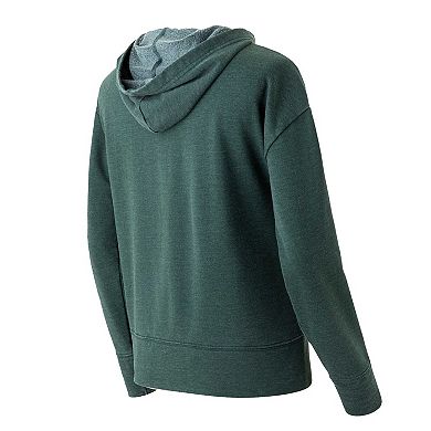 Women's Concepts Sport Green Miami Hurricanes Volley Long Sleeve Hoodie T-Shirt