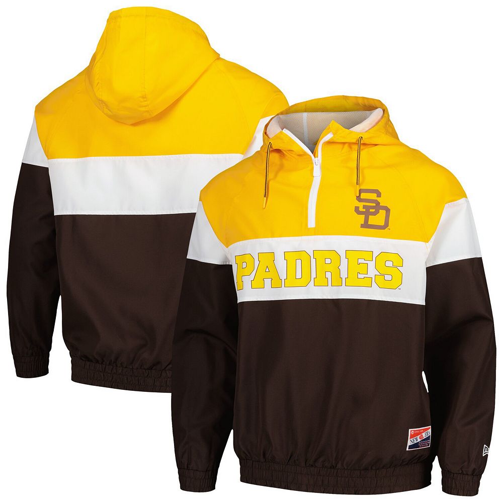 Brown Satin San Diego Padres 90s Jacket - Jackets Masters