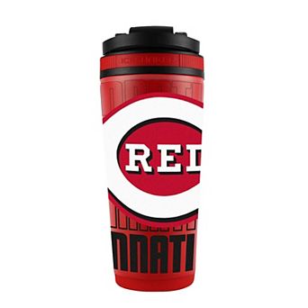 WinCraft Cincinnati Reds 26oz. 4D Stainless Steel Ice Shaker Bottle