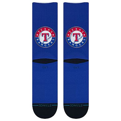 Unisex Stance Blue Texas Rangers 2024 Gold Collection Crew Socks
