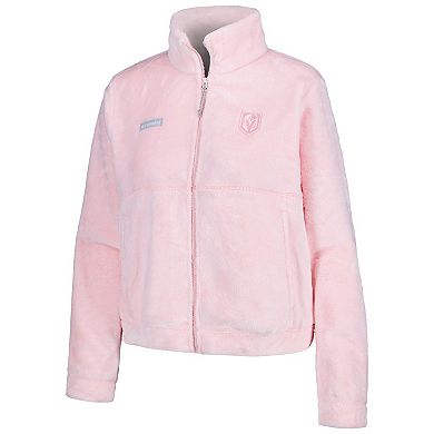 Women's Columbia Pink Vegas Golden Knights Fire Side Full-Zip Jacket
