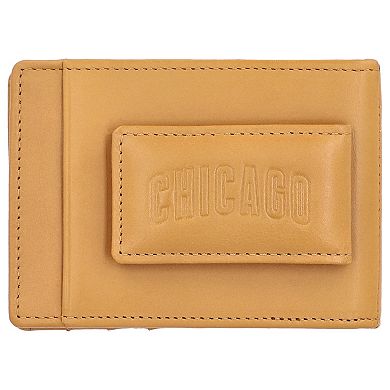 Lusso Chicago Cubs Olson Leather Cardholder